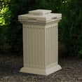 thumbnail image 4 of Good Ideas Colonne Extérieure Savannah 30 Gallons Bac de Rangement et Déchets, Grès, 4 of 4