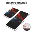 thumbnail image 2 of Fuzoiu Red And Blue Fire Bird Print Kitchen Floor Mat 2 Sets,Kitchen Rugs and Mats,,Non Skid Waterproof Kitchen Floor Mat for Kitchen,Home Office,Sink,Laundry, 2 of 6
