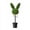 F, variant on QuanTara 30in Easter Bunny Topiary, Artificial Boxwood Leaf Potted Bunny Decor for Indoor Outdoor Spring Easter Decorations, Black Pot Included