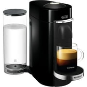 Nespresso New Vertuo Plus Deluxe Coffee and Espresso Machine by DeLonghi, Black, Single-Serve Brewers