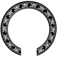thumbnail image 2 of 2X Sound Hole Decal Sticker for Acoustic Classical Guitar Parts Black+Silver, 2 of 5
