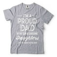 thumbnail image 5 of Proud Dad Of Daughters Shirt Father Daughters Tee Fathers Day Dad Shirt Father Tee Papa Shirt, 5 of 6