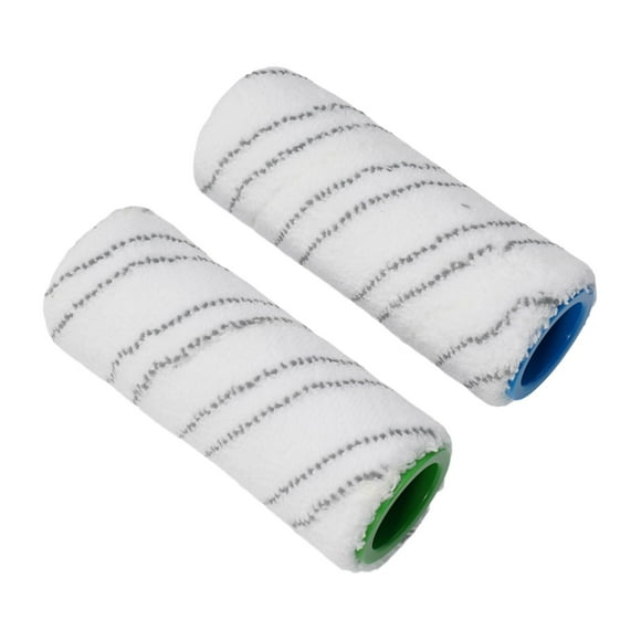 LEFU Microfiber Roller Brush Replacement for FC3D FC5 FC7 Vacuum Cleaner, High-Quality Floor Cleaning Accessory, Easy Install, Thorough Cleaning on Hard Surfaces, Quick Wash & Dry, 2-Pack