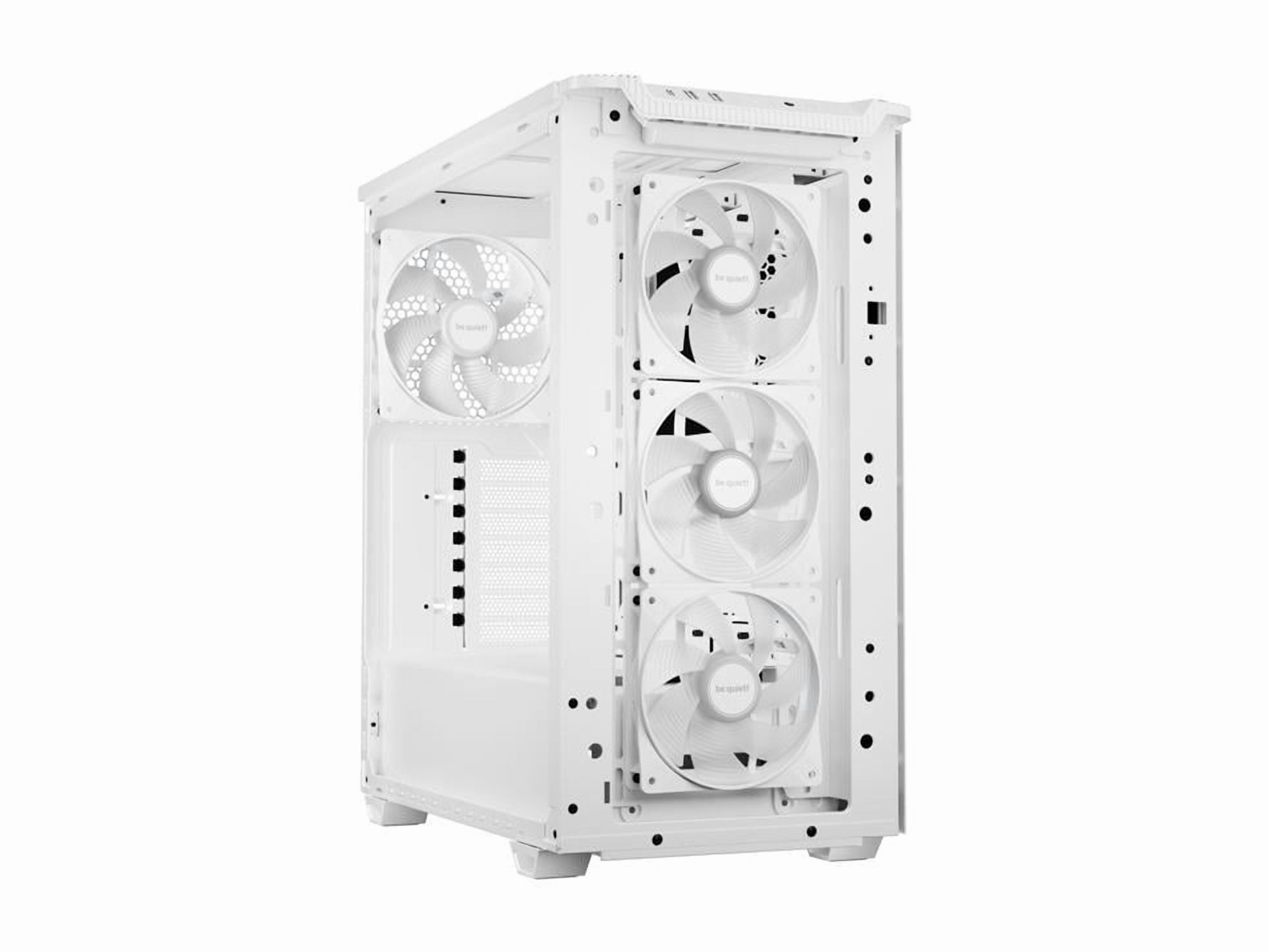be quiet! Pure base 501 LX BGW79 White ABS / Steel / Tempered Glass Cases (Computer Cases - ATX Form)