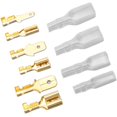 thumbnail image 5 of Brass Male Female Butt Connectors with Nylon Sleeve, Crimp Terminals for Wires, 100-Piece Kit, 5 of 5