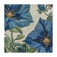 thumbnail image 4 of Acheng Blue Flowers Butterfly Square Tablecloth Washable for Home Kitchen Outdoor Decoration 100% Polyester Fiber 52*52, 4 of 8