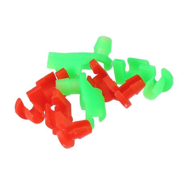 Clips de mango de portón trasero Unique Bargains para Chevrolet Silverado 1999-2009 No.88981030/88981031 Verde Rojo 3 pares