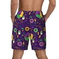 thumbnail image 4 of Fotbe Mardi Gras and Donuts Men’s Swim Trunks Quick Dry Swim Shorts Board Shorts with Mesh Lining-3X-Large, 4 of 9