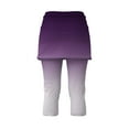 thumbnail image 6 of QIJUNTUO ​Women's Quick Dry Golf Tennis Skirted Leggings With Performance Shorts Breathable Court Sport Attire Moisture Control​ Purple, 6 of 7