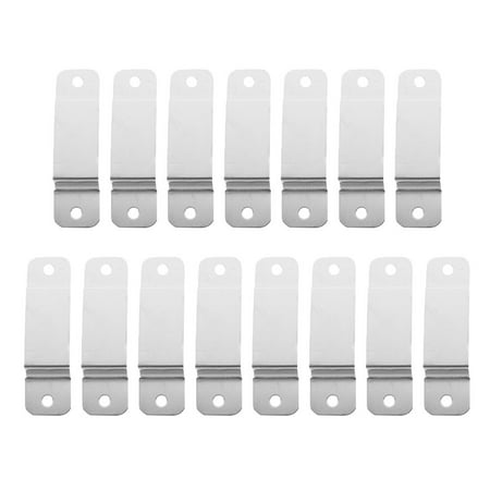 

15pcs Tape Measure Clips Iron Tape Measure Holders Bench Belt Tool Hanger Docks