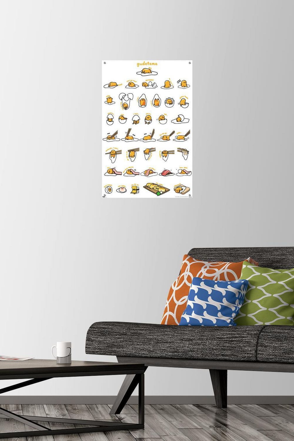 Gudetama - Grid Wall Poster