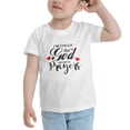 thumbnail image 3 of I Am Proof That God Answers Prayers Cute Toddler Tshirts for Boys Girls (White, Youth M), 3 of 5