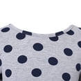 thumbnail image 3 of Richie House Girls' Long Sleeve Polka Dot Dress RH2180, 3 of 7