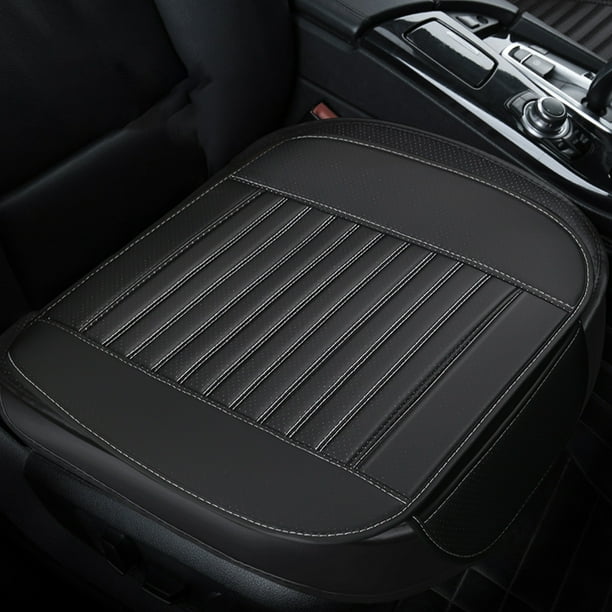 Accesorios para coche, accesorios para automóviles, funda universal para asiento delantero de coche, cojín de cuero transpirable, fundas de asiento tapizadas de cuero, cojín universal para coche para
