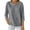 *Gray, variant on VBVC Women's Waffle 3/4 Sleeve Tops , Ladies' Crew Neck Loose Blouse , Casual Summer Shirts For Women,Black,S-2XL