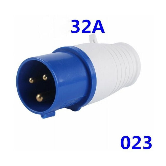 Toma industrial hembra y toma industrial macho 16A Monofásico Trifásico, 220V-250V - estanco IP44