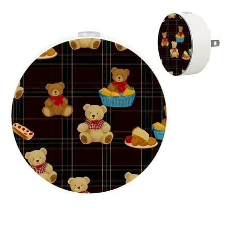 

YZUOUZY Lamp for Bedroom LED Lamp Bedside Table Lamps Set of 2 Bear Toys Buckets