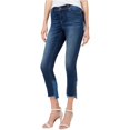 thumbnail image 1 of INC Womens Step-Hem Curvy Fit Jeans, Azul, 14 Short I-N-C Ajuste con curvas, 1 of 2