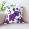 thumbnail image 1 of Fiudx Funda de Almohada con Bordado Floral, Funda de Cojín de Tela Suave, Decoración Natural, Sofá, Sala de Estar, Decoración Del Hogar, Idea de Regalo, 1 of 6