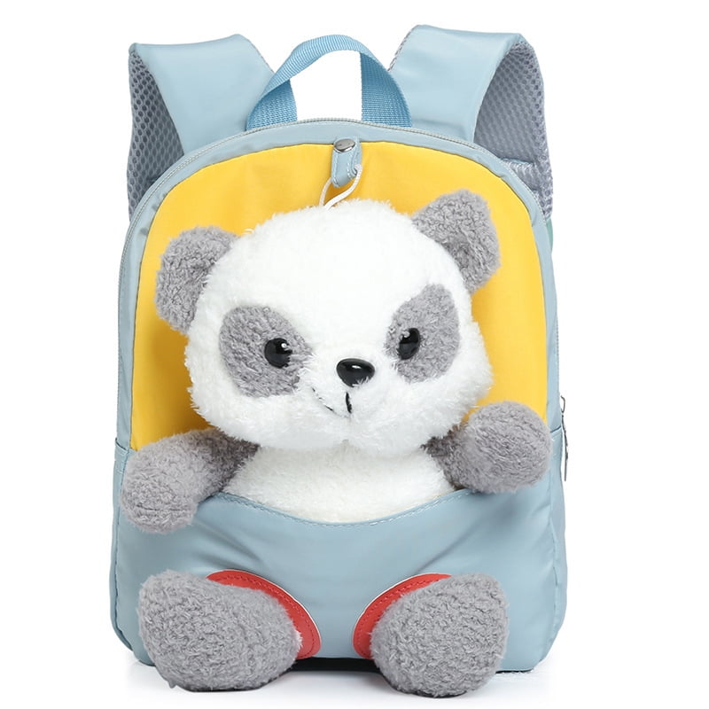 Panda Bear Owl Boys Backpack School Bags Lunch Box College Women Laptop Rucksack
