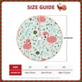 thumbnail image 4 of Bingfone Christmas Tree Skirt Mat Christmas Decoration Interior 48"-Cute Flamingo, 4 of 8