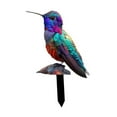 thumbnail image 3 of 2d colibrí plano estaca decorativa de jardín letrero acrílico decoración de la maceta de la maceta del patio del patio del patio del animal para el, 3 of 7