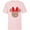 Soft Pink, variant on Disney Minnie Mouse Icon Red and Green Holiday - Short Sleeve T-Shirt for Kids - Customized-White