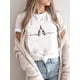 thumbnail image 3 of Camiseta con estampado de estrella de árbol para mujer, ropa de tendencia de los 90, Feliz Navidad, vacaciones, Año Nuevo, 2025, 3 of 5