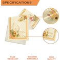 thumbnail image 3 of Pumpkin Table Runner,13 x 72 inch Watercolor Pumpkins Happy Thanksgiving Fall Table Runners Linen Cotton Burlap Kitchen Table Runner for Family Dinner Parties, Christmas & Party, 3 of 5