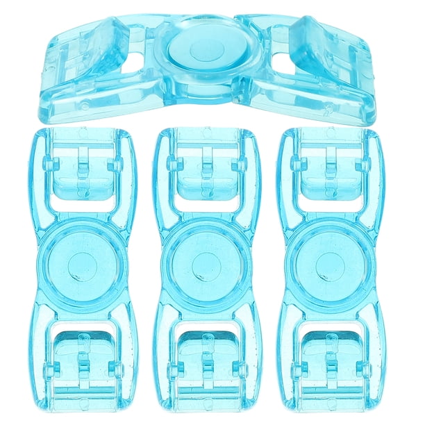 BRIGHTFUFU Universal Goggles Buckles 4 Piezas Gafas de natación Botón de Correa para la Cabeza Gafas de natación Hebillas Botón para Gafas de natación Accesorio Azul Cielo