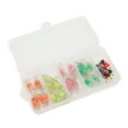 thumbnail image 4 of Kit de Señuelos de Pesca, cebos de silicona, TPE, cola en T suave con anzuelos de pesca, caja de transporte transparente para agua dulce y salada YUNYI BRAND  Deportes, 4 of 8