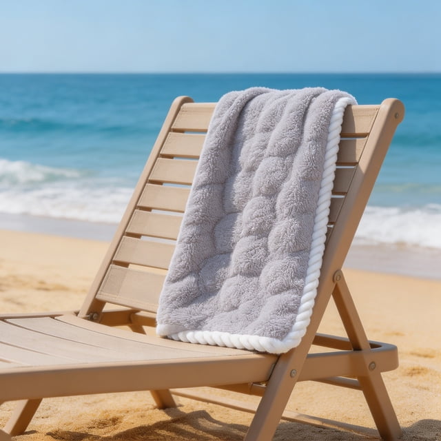 Thickened Fleece Face Towel, Soft and Absorbent, Individually Packaged, Lint-Free, 30 x 30 cm, Reusable for Face, Hand, and Bath Use