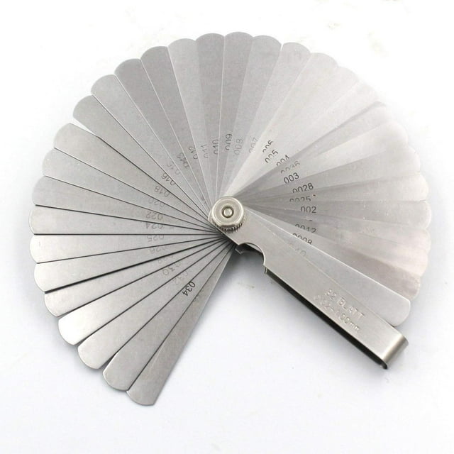 Calibre de Acero Inoxidable Universal SAE Métrico con Válvula de Compensación, Herramienta de Hoja d