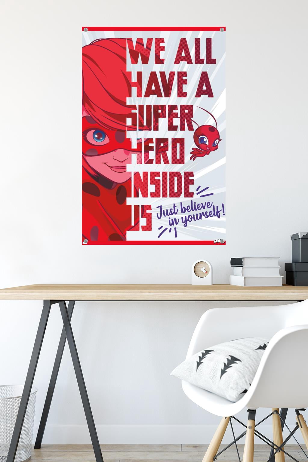 Miraculous - Hero Wall Poster with Pushpins, 22.375" x 34"