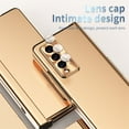 thumbnail image 5 of SaniMore Case for Samsung Galaxy Z Fold 3, Upgrade Magnetic Hinge Automatic Adsorption One-Piece Lens Film [Built-in S Pen Fold Edition+Pen Slot Hinge] Heavy Duty Shell for Galaxy Z Fold 3, Gold, 5 of 7