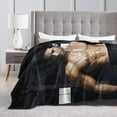 thumbnail image 5 of Blanket Tom Actors Ellis Throw Flannel Blankets Warm Soft Cozy Fuzzy Air Conditioning Blanket for Living Room Sofa Bed Gift Blankets for All Seasons 40"x50", 5 of 6