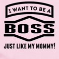 thumbnail image 2 of CafePress - Boss Just Like My Mommy Body Suit - Baby Light Bodysuit, Size Newborn - 24 Months, 2 of 4