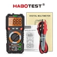 thumbnail image 3 of HABOTEST Multímetro Non-Contacto Probador de resistencia Retroiluminación LCD Pantalla digital 6000 Cuenta Detector Auto-rango Medidor de calibre HT118D Vogacara TO001424-03B, 3 of 7