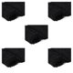 thumbnail image 3 of Ounissouiy Alfombrilla de fibra de textura para pies para una rápida y fuerte absorción Alfombrilla de suelo Entrada de baño de chenilla Negro Type2 NO2, 3 of 6