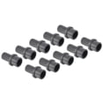 thumbnail image 1 of Unique Bargains UPVC Reducer Pipe Fitting 25mm OD 20mm Barbed, 10 Pack Straight Coupling Adapter Connector, Grey, 1 of 5