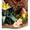 thumbnail image 6 of Ain’t It Nice Fairy Figurine Red with Clear Wings and Striped Socks Enjoying Nature and Flowers Collectible Fairy Statue Fantasy Décor Sculpture, 4.5(L) X 2(W) X 4.5(H) Inches, 6 of 6