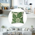 thumbnail image 5 of Shangniulu Fall Pillow Covers Set of 2 Green Pumpkin Throw Pillowcase Thanksgiving Holiday Home Decor Sofa Bedroom Cushion Case Outdoor Indoor Decorations White, 5 of 7