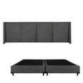 thumbnail image 1 of Box Base Cama King Size + Cabecera Milan Gris, 1 of 8