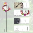 thumbnail image 3 of Outdoor Thermometer - 39 Inch Metal Flamingo Garden Stake Outside Thermometer for Patio, Yard and Garden, 3 of 6
