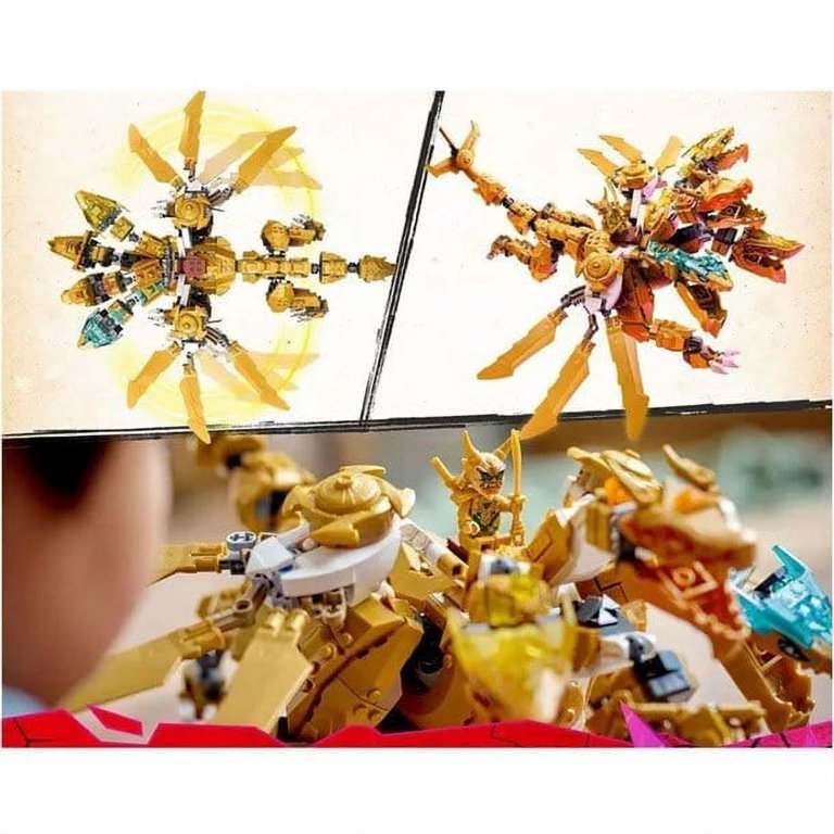 ・CELESTIAL・ヒグマSALE LEGO Ninjago Lloyd's Golden Ultra Dragon 71774 with Stone Cole