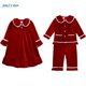 thumbnail image 2 of Conjuntos de pijamas familiares a juego de Navidad esenciales para invierno, ropa de dormir para niños y niñas, ropa de encaje de terciopelo rojo para niños, traje para bebés, 2 of 4