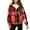 Red, variant on IVEYRTF Kids Plaid Hooded Jacket Long Sleeve Zipper Front Coat Warm Faux Fleece Lined Outerwear with Large Pockets Fashionable Thick Fall Winter Coat for Big Kids(Hot Pink,4-5 Years)