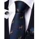 thumbnail image 5 of Conjunto de Corbata Barry.Wang con Diseño de Animales en Seda Tejida 150cm, 5 of 8