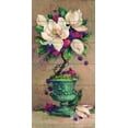 thumbnail image 1 of Tile Mural Kitchen Backsplash - BM-Magnolia Topiary II - by Barbara Mock, 1 of 1