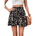 thumbnail image 3 of Women'S Flowy Shorts Beach Vacation Summer High Waist Wide Leg Casual Dressy Shorts Flower Color 6 S, 3 of 7